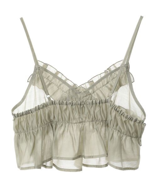 Green　Parks（グリーンパークス）の「SET2点フリルビスチェ＋シャツチュニック（シャツ/ブラウス・レディース・ブルー/チャコールグレー/ライトグリーン・FREE）」の20枚目の写真