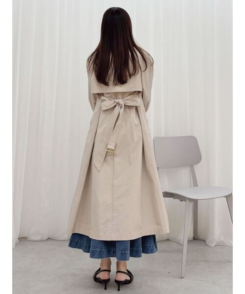 MERCURYDUO（マーキュリーデュオ）の「袖バルーントレンチコート（トレンチコート・レディース・アイボリー/ベージュ・SMALL/MEDIUM）」の11枚目の写真