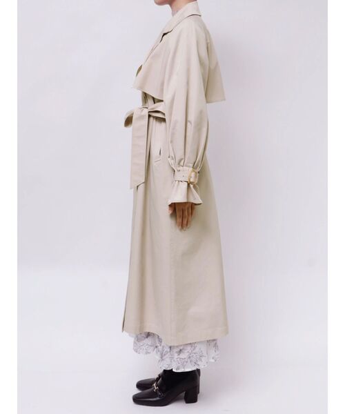 MERCURYDUO（マーキュリーデュオ）の「袖バルーントレンチコート（トレンチコート・レディース・アイボリー/ベージュ・SMALL/MEDIUM）」の13枚目の写真