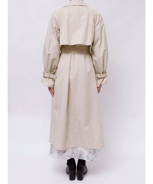 MERCURYDUO（マーキュリーデュオ）の「袖バルーントレンチコート（トレンチコート・レディース・アイボリー/ベージュ・SMALL/MEDIUM）」の14枚目の写真