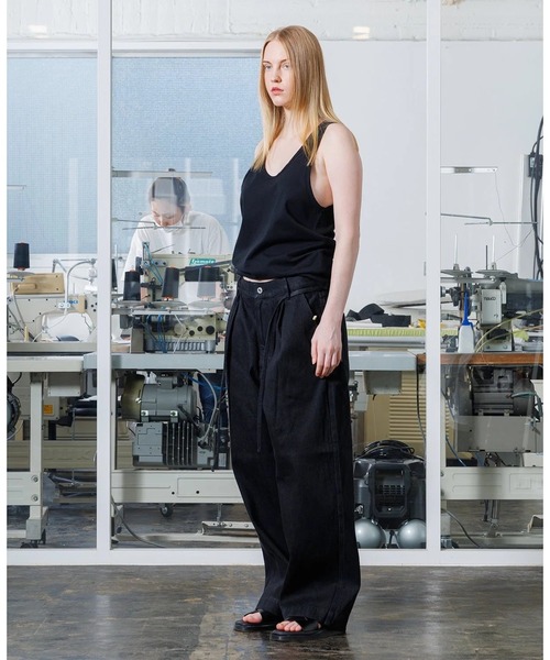 VOAAOV（ヴォアーブ）の「【VOAAOV】 TACK DENIM PANTS (OW/BLACK)（デニムパンツ・メンズ・ワンウォッシュ/ブラック・1/2/0）」の3枚目の写真