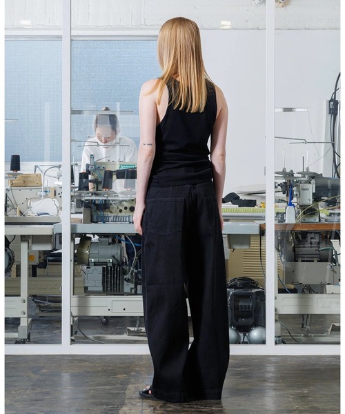 VOAAOV（ヴォアーブ）の「【VOAAOV】 TACK DENIM PANTS (OW/BLACK)（デニムパンツ・メンズ・ワンウォッシュ/ブラック・1/2/0）」の4枚目の写真