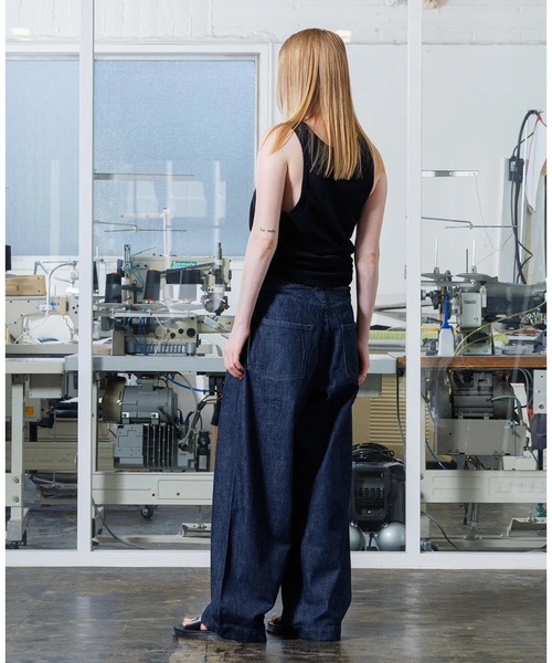 VOAAOV（ヴォアーブ）の「【VOAAOV】 TACK DENIM PANTS (OW/BLACK)（デニムパンツ・メンズ・ワンウォッシュ/ブラック・1/2/0）」の6枚目の写真