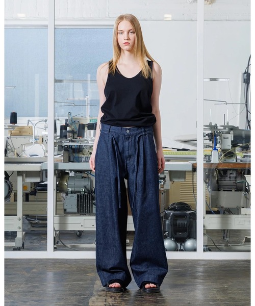 VOAAOV（ヴォアーブ）の「【VOAAOV】 TACK DENIM PANTS (OW/BLACK)（デニムパンツ・メンズ・ワンウォッシュ/ブラック・1/2/0）」の9枚目の写真