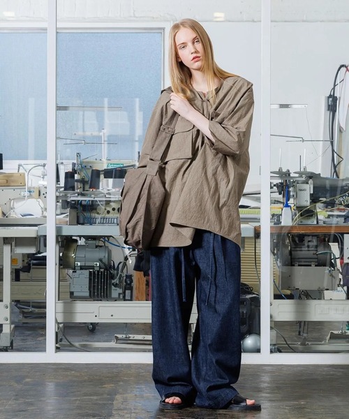 VOAAOV（ヴォアーブ）の「【VOAAOV】 TACK DENIM PANTS (OW/BLACK)（デニムパンツ・メンズ・ワンウォッシュ/ブラック・1/2/0）」の10枚目の写真