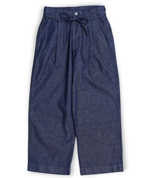 VOAAOV】 TACK DENIM PANTS (OW/BLACK)（デニムパンツ）｜VOAAOV