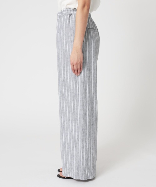 BARNYARDSTORM（バンヤードストーム）の「BARNYARDSTORM /  リネンイージーワイドパンツ＜セットアップ対応＞【『BABALOG』チャンネルご紹介アイテム】（その他パンツ・レディース・レッド/ストライプ/ブラック/オリーブ・S/M）」の12枚目の写真