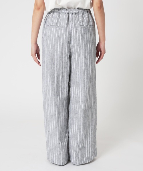 BARNYARDSTORM（バンヤードストーム）の「BARNYARDSTORM /  リネンイージーワイドパンツ＜セットアップ対応＞【『BABALOG』チャンネルご紹介アイテム】（その他パンツ・レディース・レッド/ストライプ/ブラック/オリーブ・S/M）」の13枚目の写真