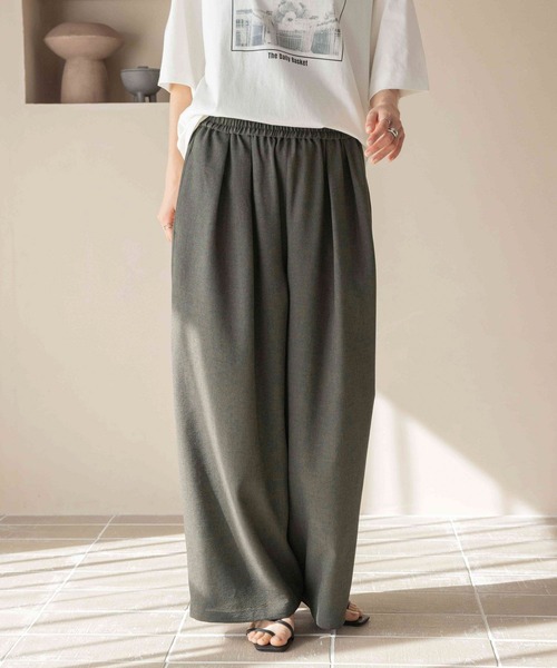 LOWRYS FARM（ローリーズファーム）の「ホップサックイージーパンツ 253262（その他パンツ・レディース・ブラウン/チャコールグレー/アイボリー/その他/その他2/その他3・MEDIUM/LARGE）」の9枚目の写真