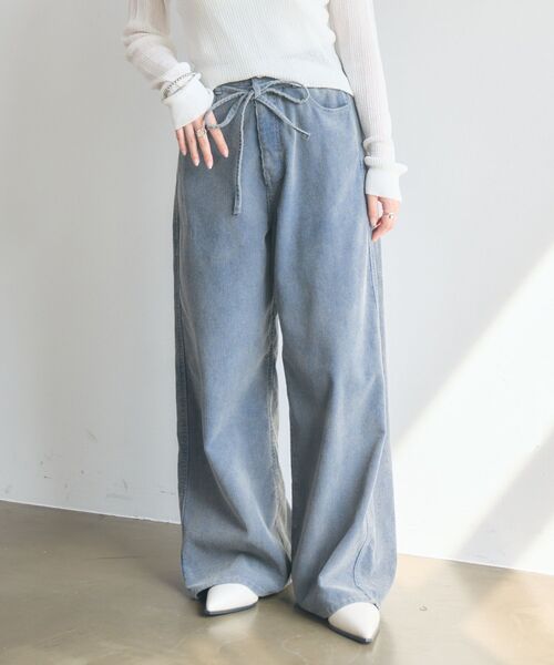 kivi(キヴィ)の「chemical cordoypants(その他パンツ・レディース・ブラック/ナチュラル/ブルー・MEDIUM/LARGE)」の3枚目の写真
