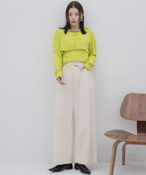 kivi(キヴィ)の「chemical cordoypants(その他パンツ・レディース・ブラック/ナチュラル/ブルー・MEDIUM/LARGE)」の4枚目の写真