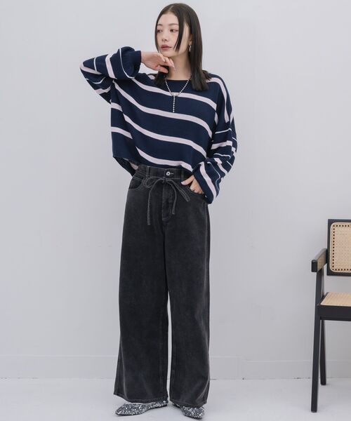 kivi(キヴィ)の「chemical cordoypants(その他パンツ・レディース・ブラック/ナチュラル/ブルー・MEDIUM/LARGE)」の10枚目の写真