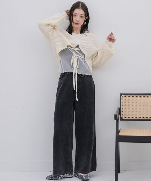 kivi(キヴィ)の「chemical cordoypants(その他パンツ・レディース・ブラック/ナチュラル/ブルー・MEDIUM/LARGE)」の13枚目の写真