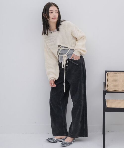 kivi(キヴィ)の「chemical cordoypants(その他パンツ・レディース・ブラック/ナチュラル/ブルー・MEDIUM/LARGE)」の14枚目の写真