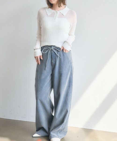 kivi(キヴィ)の「chemical cordoypants(その他パンツ・レディース・ブラック/ナチュラル/ブルー・MEDIUM/LARGE)」の22枚目の写真