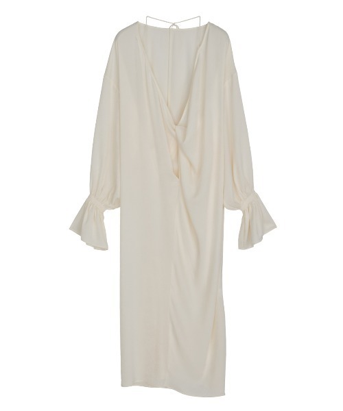Ameri KNOT DRAPE SLOW DRESS ワンピース　ドレス セール】KNOT DRAPE SLOW DRESS（ワンピース）｜Ameri（アメリ