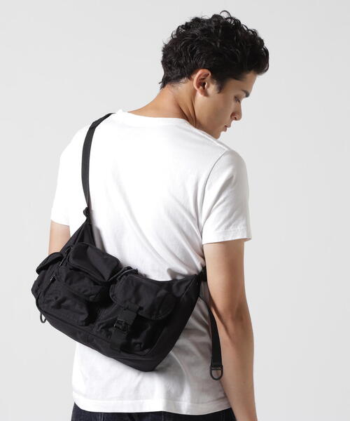 BAICYCLON by Bagjack(バイシクロン バイ バグジャック)の「BAICYCLON by bagjack/バイシクロン バイ バッグジャック/MULTI POCKETS SHOULDER BAG/S_BCL-85(ショルダーバッグ・メンズ・ブラック・F)」の1枚目の写真