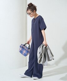 FREAK'S STORE（フリークスストア）の「限定展開　リラックス フロント ボタン 半袖 オールインワン（サロペット/オーバーオール）」