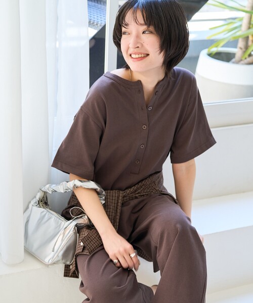 セール】限定展開 リラックス フロント ボタン 半袖