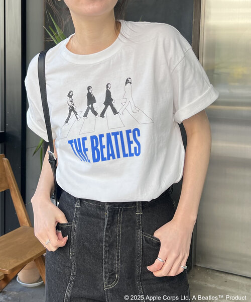 GOOD ROCK SPEED(グッドロックスピード)の「〈GOOD ROCK SPEED〉BEATLES ABBEY Tシャツ(Tシャツ/カットソー・レディース・ブラック/ホワイト・FREE)」の13枚目の写真