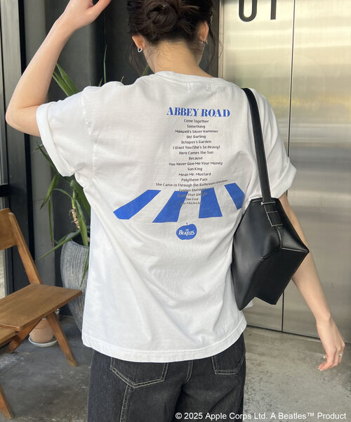 GOOD ROCK SPEED(グッドロックスピード)の「〈GOOD ROCK SPEED〉BEATLES ABBEY Tシャツ(Tシャツ/カットソー・レディース・ブラック/ホワイト・FREE)」の14枚目の写真