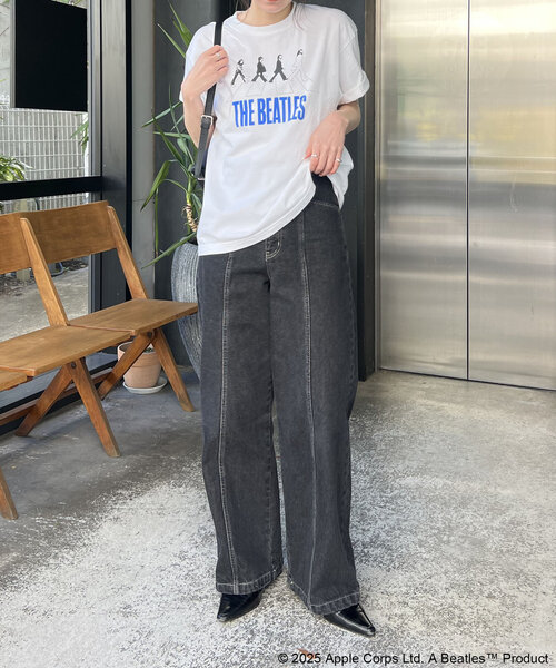 GOOD ROCK SPEED(グッドロックスピード)の「〈GOOD ROCK SPEED〉BEATLES ABBEY Tシャツ(Tシャツ/カットソー・レディース・ブラック/ホワイト・FREE)」の15枚目の写真