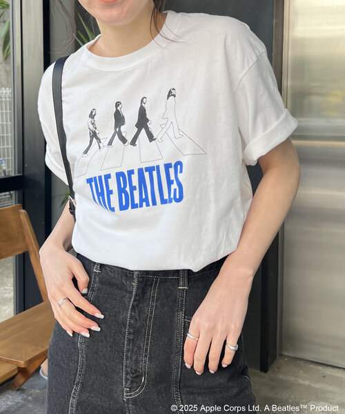 GOOD ROCK SPEED(グッドロックスピード)の「〈GOOD ROCK SPEED〉BEATLES ABBEY Tシャツ(Tシャツ/カットソー・レディース・ブラック/ホワイト・FREE)」の18枚目の写真