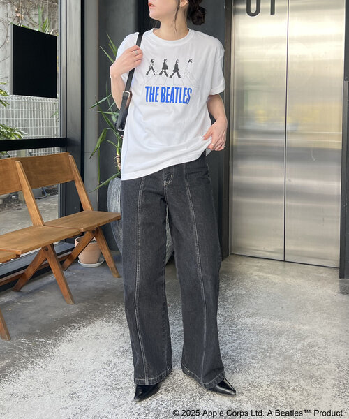 GOOD ROCK SPEED(グッドロックスピード)の「〈GOOD ROCK SPEED〉BEATLES ABBEY Tシャツ(Tシャツ/カットソー・レディース・ブラック/ホワイト・FREE)」の19枚目の写真