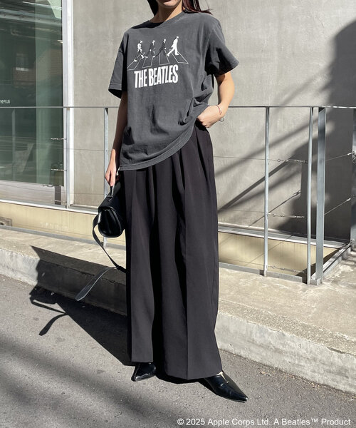 GOOD ROCK SPEED(グッドロックスピード)の「〈GOOD ROCK SPEED〉BEATLES ABBEY Tシャツ(Tシャツ/カットソー・レディース・ブラック/ホワイト・FREE)」の7枚目の写真