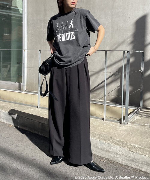 GOOD ROCK SPEED(グッドロックスピード)の「〈GOOD ROCK SPEED〉BEATLES ABBEY Tシャツ(Tシャツ/カットソー・レディース・ブラック/ホワイト・FREE)」の8枚目の写真