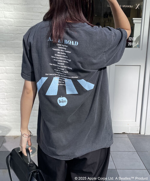 GOOD ROCK SPEED(グッドロックスピード)の「〈GOOD ROCK SPEED〉BEATLES ABBEY Tシャツ(Tシャツ/カットソー・レディース・ブラック/ホワイト・FREE)」の10枚目の写真