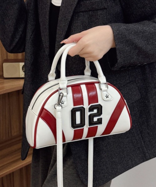 almo（アルモ）の「スポーティーミニボストンバッグ(se)（ボストンバッグ・レディース・ブラック/レッド/ピンク/ホワイト・FREE）」の2枚目の写真