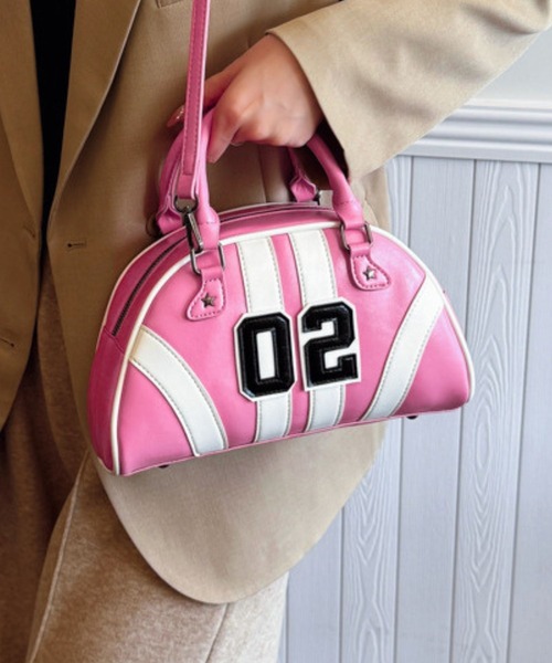 almo（アルモ）の「スポーティーミニボストンバッグ(se)（ボストンバッグ・レディース・ブラック/レッド/ピンク/ホワイト・FREE）」の3枚目の写真