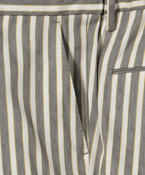 SOVEREIGN（ソブリン）の「＜SOVEREIGN＞ ストライプ 1プリーツ ハーフギャザー イージーパンツ（その他パンツ・メンズ・ロイヤルブルー/グレー・46/50/48）」の5枚目の写真