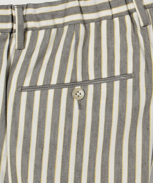 SOVEREIGN（ソブリン）の「＜SOVEREIGN＞ ストライプ 1プリーツ ハーフギャザー イージーパンツ（その他パンツ・メンズ・ロイヤルブルー/グレー・46/50/48）」の4枚目の写真