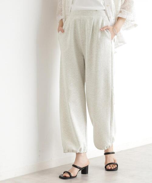 THE SHOP TK （ザ ショップ ティーケー ）の「スウェットワイドパンツ【洗える】（その他パンツ・レディース・チャコールグレー/ナチュラル・12/13）」の20枚目の写真