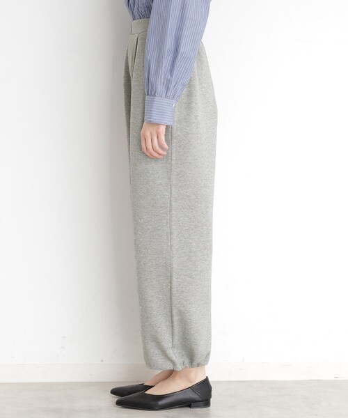 THE SHOP TK （ザ ショップ ティーケー ）の「スウェットワイドパンツ【洗える】（その他パンツ・レディース・チャコールグレー/ナチュラル・12/13）」の8枚目の写真