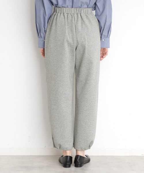 THE SHOP TK （ザ ショップ ティーケー ）の「スウェットワイドパンツ【洗える】（その他パンツ・レディース・チャコールグレー/ナチュラル・12/13）」の9枚目の写真