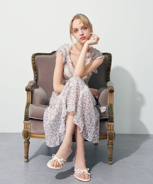 ME COUTURE フルールレースMIXドレス ME COUTURE フルールレースMIXドレス ME COUTURE（ミー