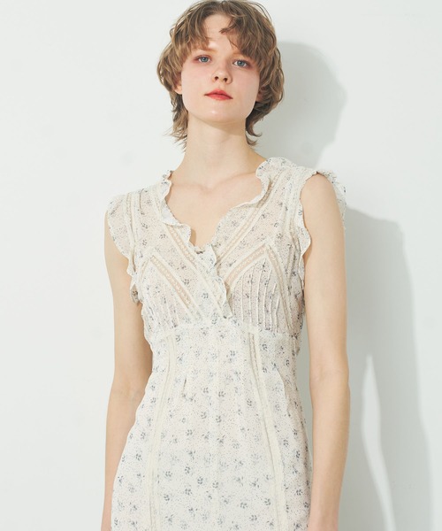 ME COUTURE フルールレースMIXドレス ME COUTURE フルールレースMIXドレス ME COUTURE（ミー