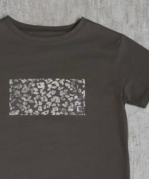 マルチデザインシルバー箔プリントTシャツ