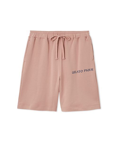 大人気!! gelato pique シンプル ロゴ 裏毛ハーフパンツ セール】【UNISEX】裏毛ハーフパンツ（ルームウェア/パジャマ