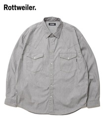 【ROTTWEILER / ロットワイラー】R9 GRAY DENIM SHIRT / グレー [RW25S0201]