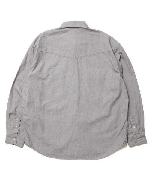 STYLISE（スタイライズ）の「【ROTTWEILER / ロットワイラー】R9 GRAY DENIM SHIRT / グレー [RW25S0201]（シャツ/ブラウス・メンズ・グレー・L/M）」の5枚目の写真