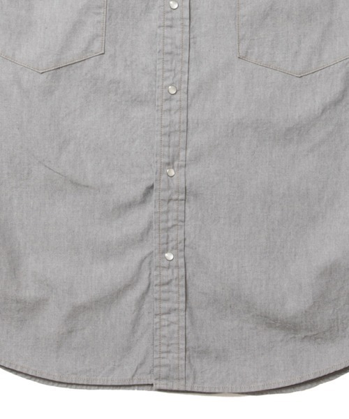STYLISE（スタイライズ）の「【ROTTWEILER / ロットワイラー】R9 GRAY DENIM SHIRT / グレー [RW25S0201]（シャツ/ブラウス・メンズ・グレー・L/M）」の7枚目の写真