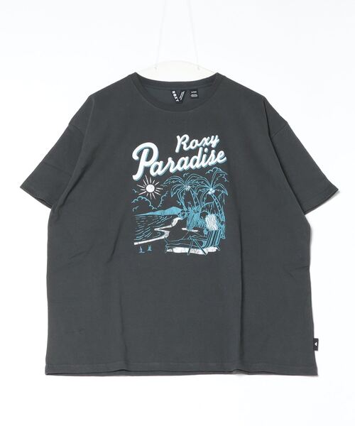 ROXY（ロキシー）の「ロキシー ROXY PARADISE TEE（Tシャツ/カットソー・レディース・ブラック/ブルー/ホワイト・S/M/L/XL）」の3枚目の写真