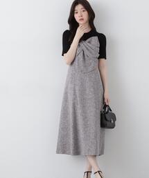 PROPORTION BODY DRESSING | リボンディテールドッキングワンピース / 1215140504(ワンピース)