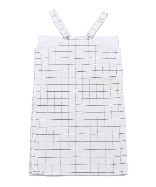 sneeuw（スニュウ）の「デンセンコーデュロイジャンパースカート（スカート・レディース・アイボリー/ブラック・ONE SIZE）」の4枚目の写真