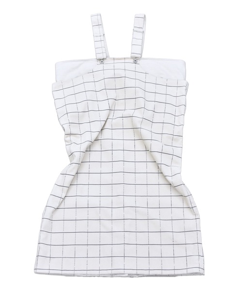 sneeuw（スニュウ）の「デンセンコーデュロイジャンパースカート（スカート・レディース・アイボリー/ブラック・ONE SIZE）」の5枚目の写真