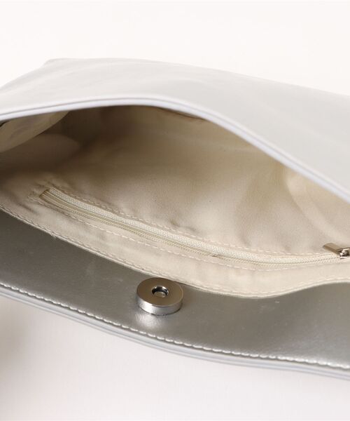 H.TOKYO（エイチトウキョウ）の「スクエアミニハンドバッグ（ハンドバッグ・レディース・ホワイト/ブラック/シルバー・FREE）」の8枚目の写真